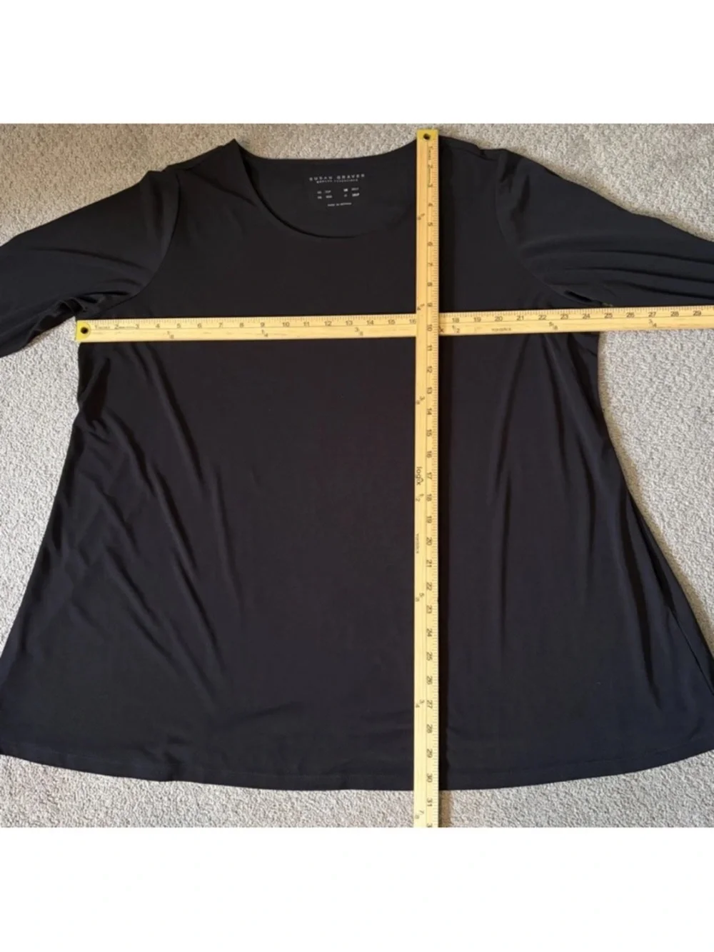 Susan Graver Modern Essentials Liquid Knit Top Size 2XP - Picture 8 of 11